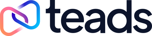 Logo Teads Landscape Colored Black